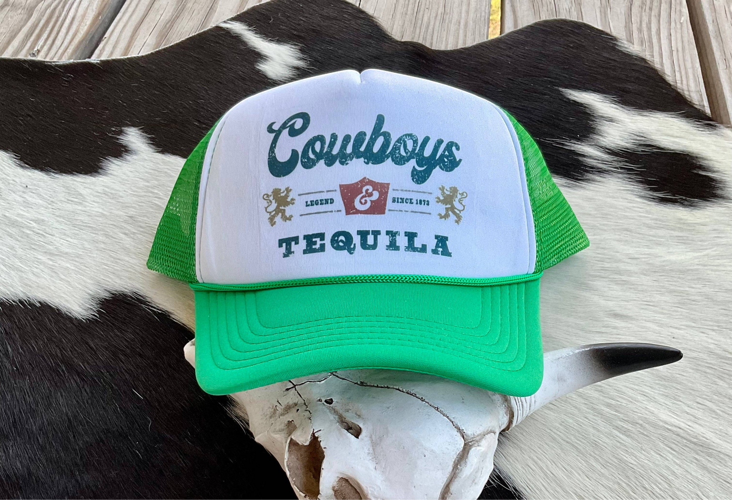 Cowboys & Tequila Western Foam Trucker Hat