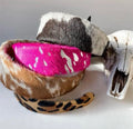 COWHIDE HEADBAND - genuine cowhide leather
