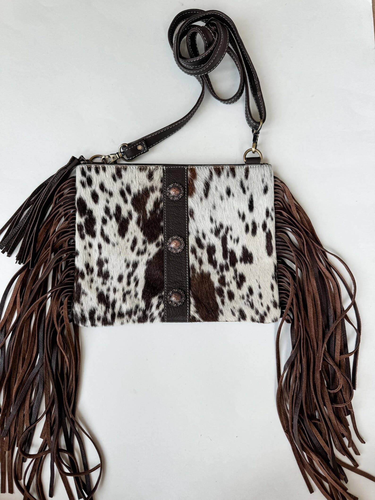 BLANCA CROSSBODY PURSE  Leather Cowhide crossbody Messenger