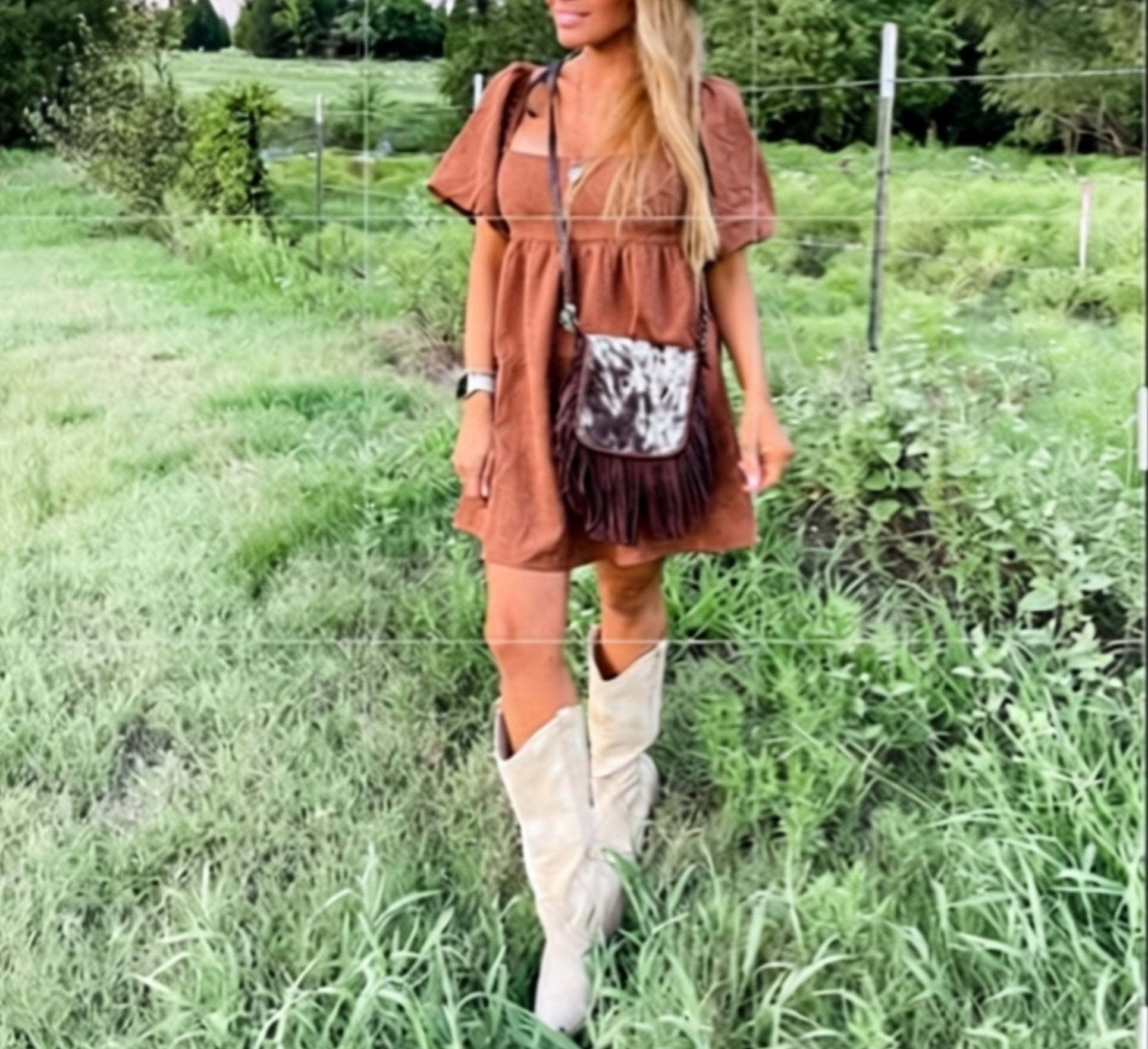 The Kylie Crossbody - Genuine Hairon Cowhide