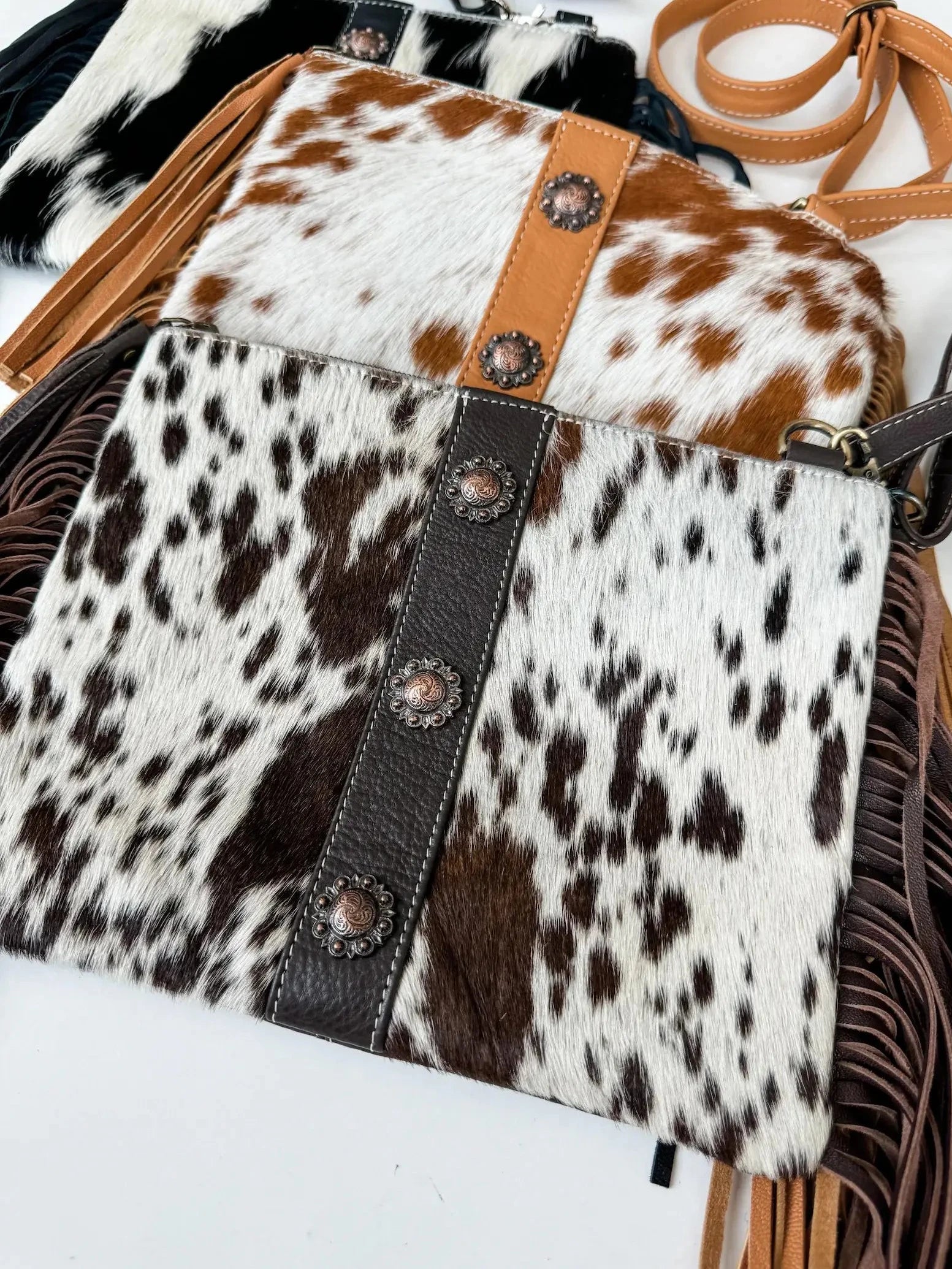 BLANCA CROSSBODY PURSE  Leather Cowhide crossbody Messenger