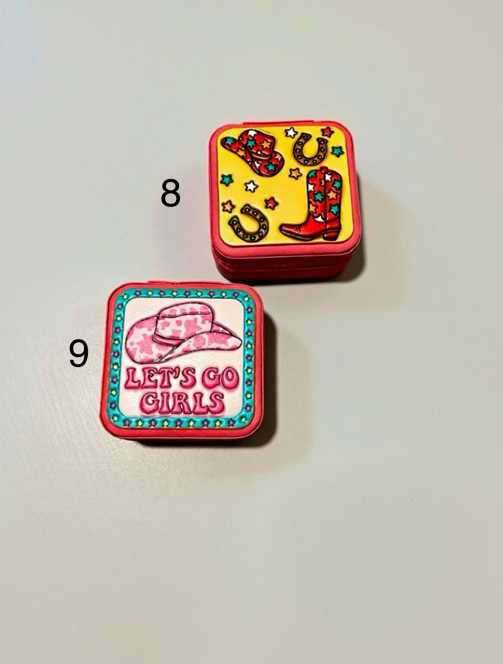 Western Mini Jewelry Storage Travel Box