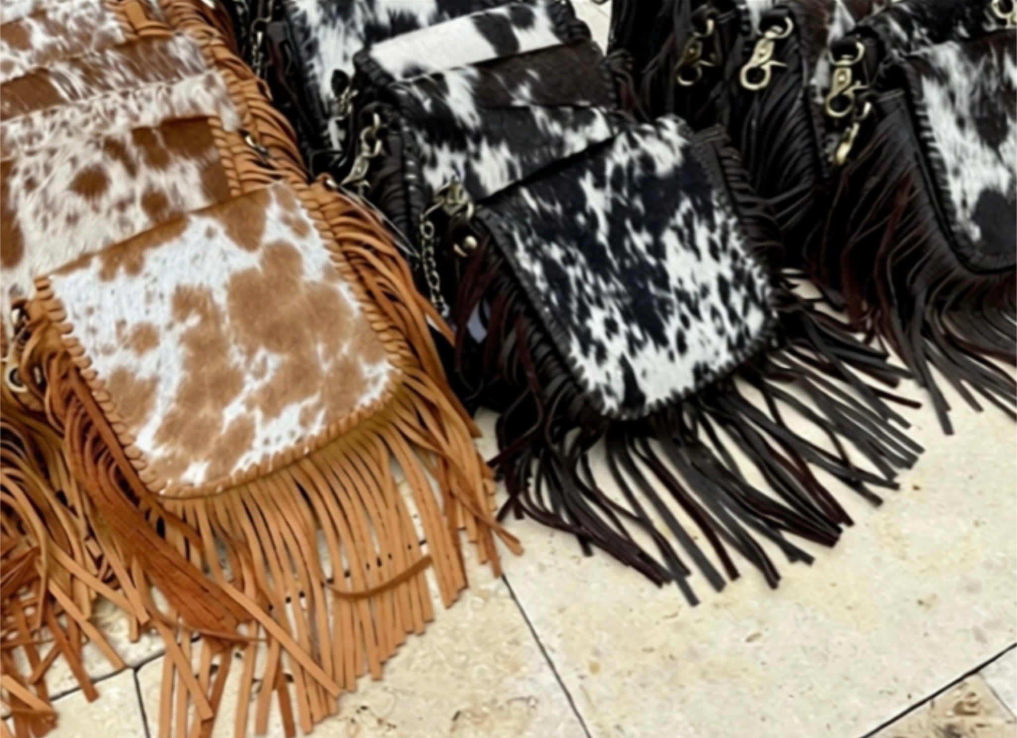 The Kylie Crossbody - Genuine Hairon Cowhide