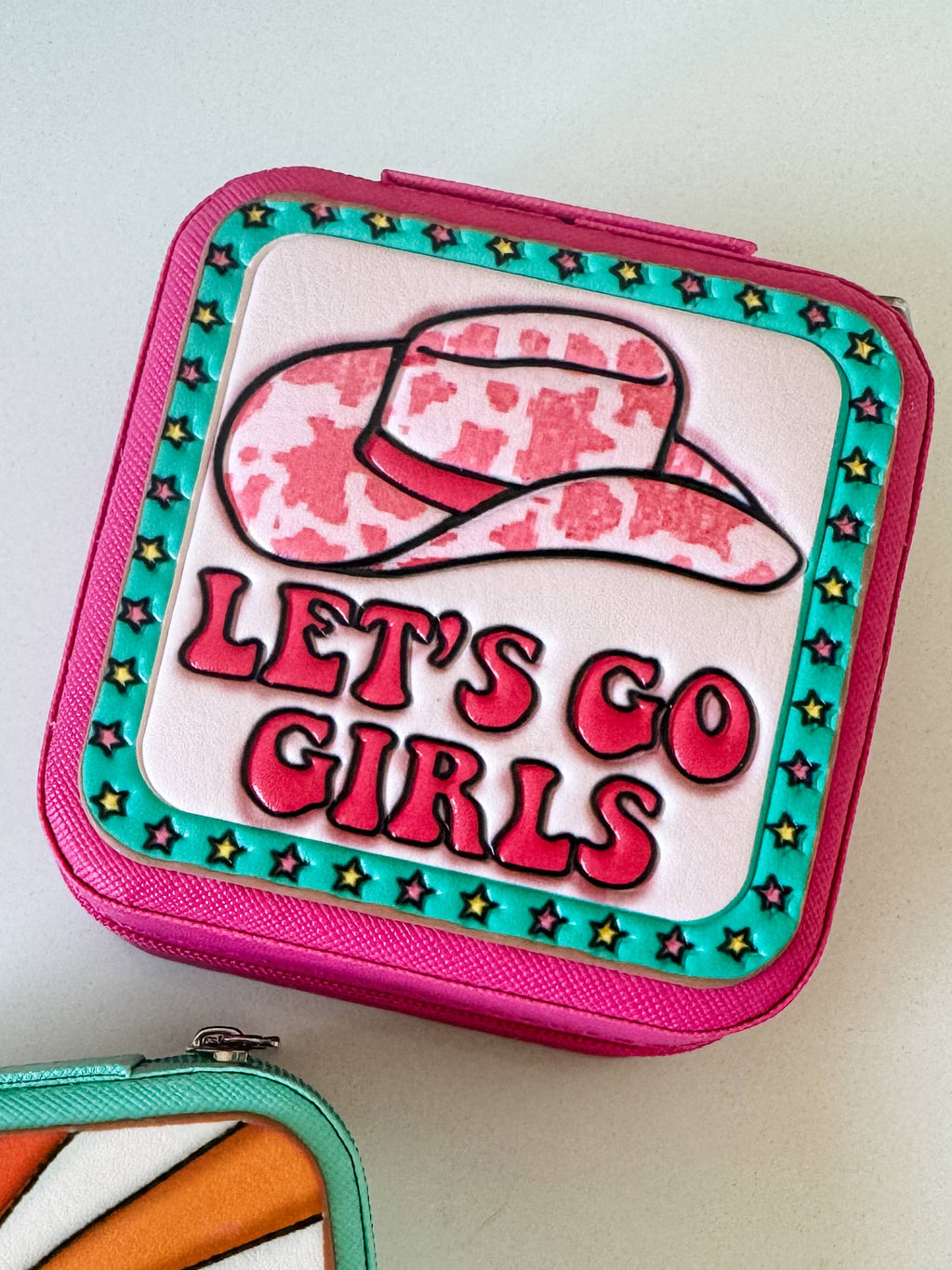 Western Mini Jewelry Storage Travel Box