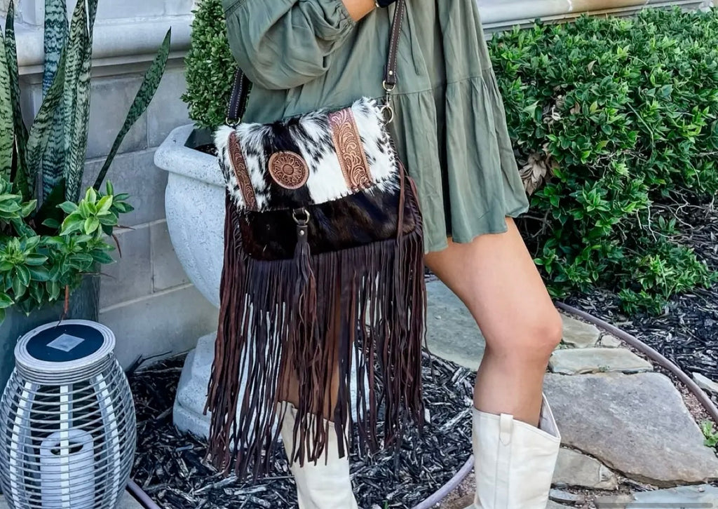 The Regina Crossbody Cowhide Purse