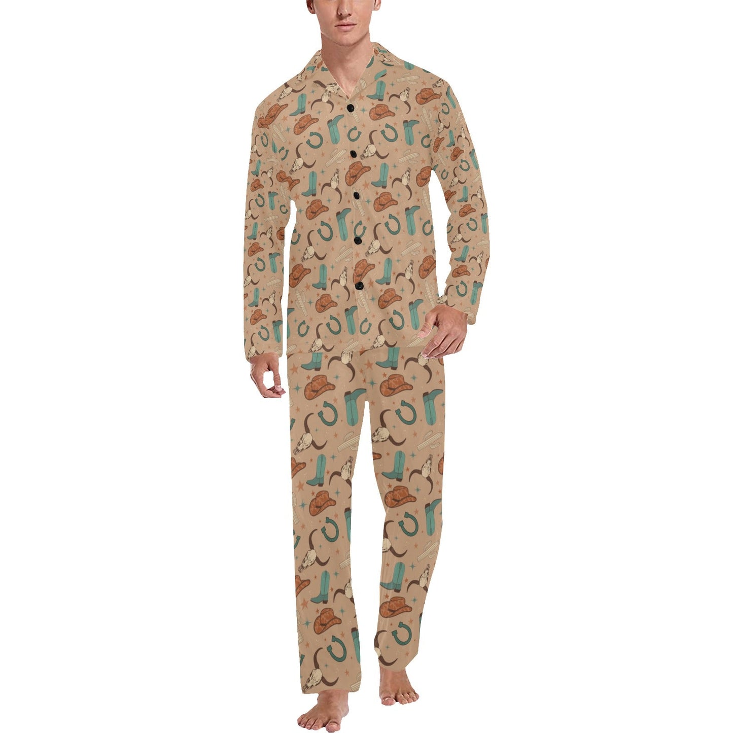 Totally Western Men's Western Pajama Set