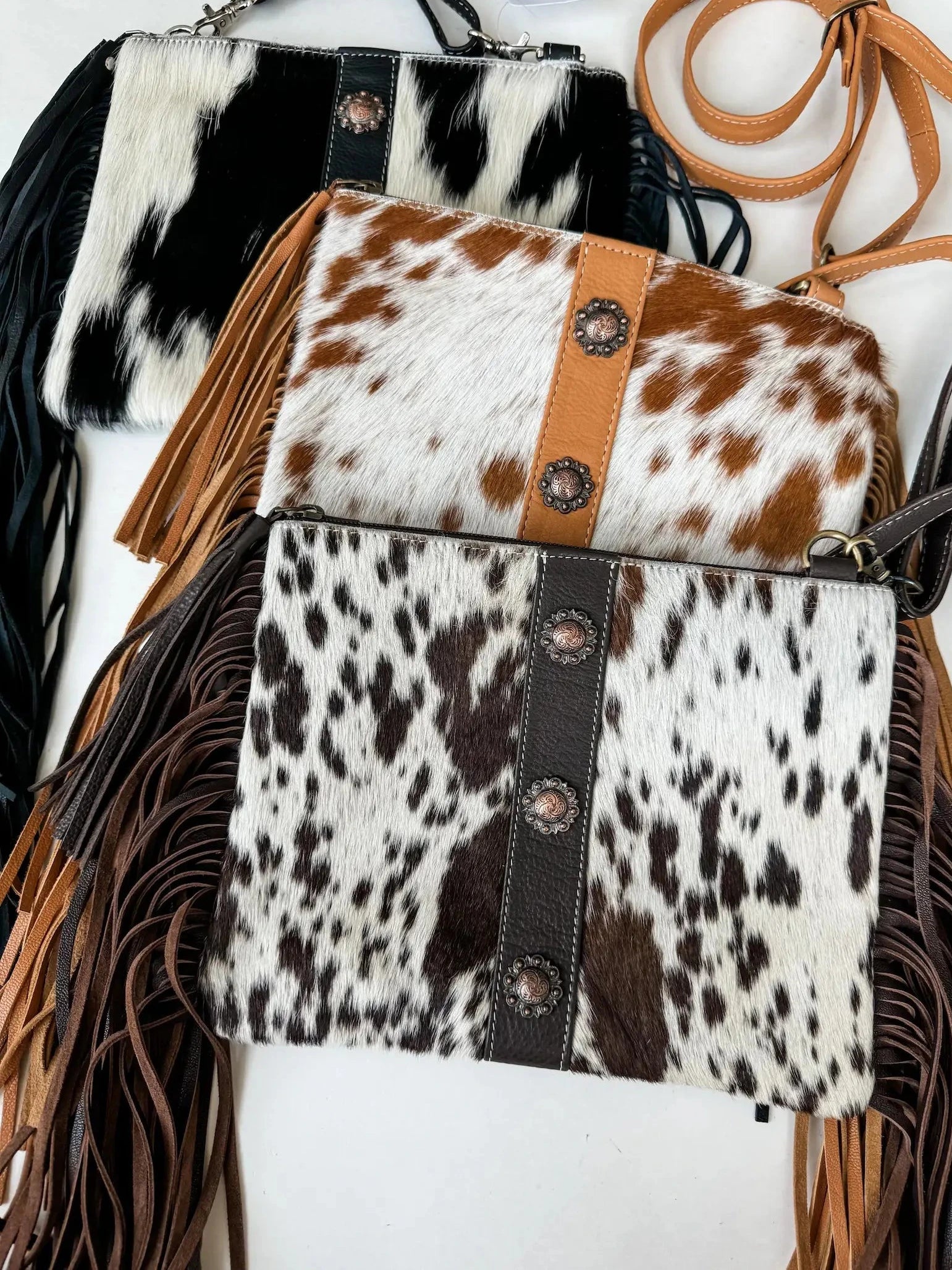 BLANCA CROSSBODY PURSE  Leather Cowhide crossbody Messenger