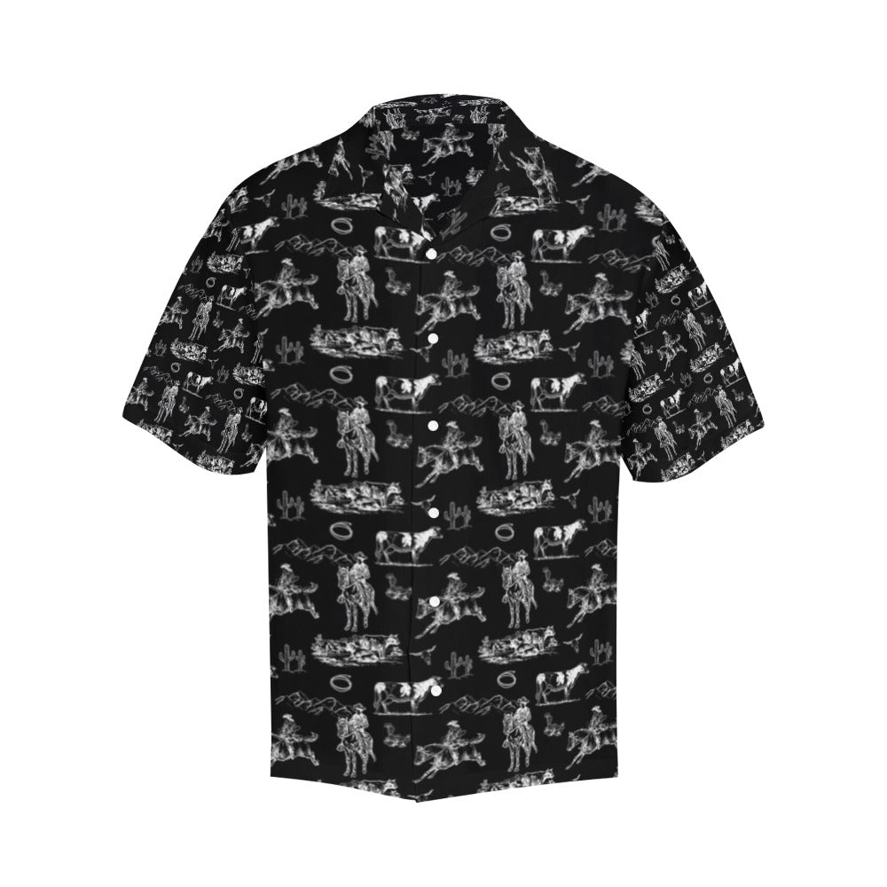 Ranch Life Men's Western Button Up Camp Shirt